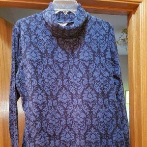 SO Soft INDIGO Fleece Turtleneck Pullover